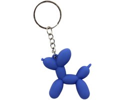 Sleutelhanger Ballonhond Blauw | Schattig Hondje | Accessoire Sleutelbos, Sleutels & Tas | Cadeau voor Kinderen & Volwassenen