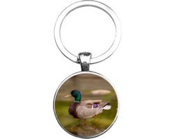 Sleutelhanger Glas - Eend