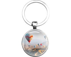 Sleutelhanger Glas - Luchtballon