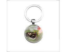 Sleutelhanger Glas - Vlinder