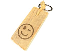 Sleutelhanger | SMILEY | Nieuwe woning | Sleutel hanger | Keychain | Verhuis | Woonaccessoires | Woonaccessoire | Decoratie | Decoratief | Deco | Verhuizen | Familie | Vrienden | Hout | Vakantie | Fiets | Auto | Sleutelring | Label | Stoer | Vaderdag