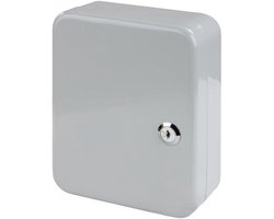 Sleutelkast voor 20 sleutels - lichtgrijs - 20 x 16 x 8 cm