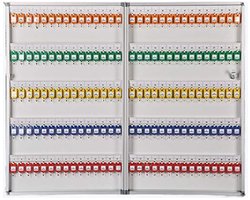 Sleutelkast – Wandgemonteerde Sleutelbox Met Labels – 150 Haken – Zilver