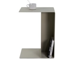 SLIDE Low Banktafel - Sand - Staal