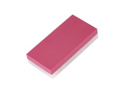 Slijpsteen - Ruby agaat dubbelzijdig - Fijn slijpen mes - Voor keuken/gereedschap - Geschikt voor hobbykoks - Rood/wit - 3000/10000 grit - 1 stuk
