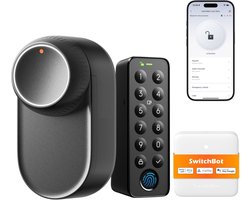 Slim Deurslot met Vingerafdruk – WiFi Smart Lock – Oplaadbare Batterij – Europrofiel Cilinder