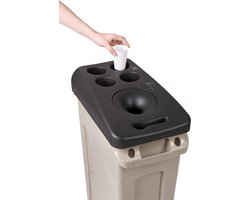 Slim Jim Cup'n Stack, Rubbermaid zwart