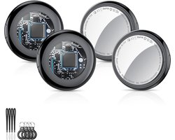 Slimme Locator Tag voor Find My App - Zwart - 4 stuks