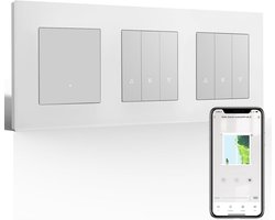 Slimme Rolluik Schakelaar met WiFi voor Gordijnen en Jaloezieën, Werkt met Alexa en Google Home