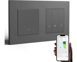 Slimme Wifi Jaloezie Schakelaar met Timer voor Rolluiken en Gordijnen - Compatibel met Alexa/Google Home