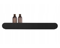 SlowDeco MONZA - Badkamerplank - 68 cm - Zwart - Aluminium