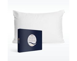 Slowwave NightBreeze kussensloop - 100% TENCEL™ lyocell - Zacht en comfortabel - Beschermt de gezichtshuid - Voordelig en duurzaam alternatief zijde - Vochtregulerend - Hypoallergeen en antibacterieel - Kleur: Arctic White - Formaat: 60 x 70cm