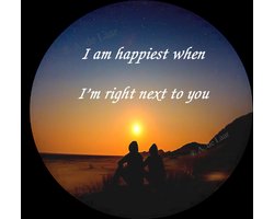 SLUITSTICKERS Next to you 10 stuks – 50 mm – You - geweldig - Kadosticker – gift – bedankt - Sluitzegel – cadeau sticker