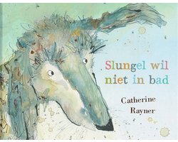Slungel wil niet in bad