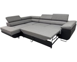 SM Furniture - Hoekbank - Links - Slaapfunctie - Opbergruimte