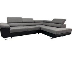 SM Furniture - Hoekbank - Rechts - Slaapfunctie - Opbergruimte