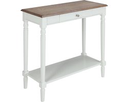 Smal Halmeubel met Lade en Opbergruimte - Traditioneel Landelijke Stijl