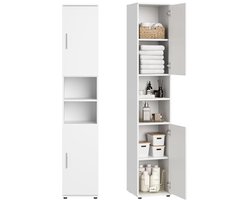 Smal Hoge Badkamerkast met 6 Vakken voor Badkamer en Bijkeuken