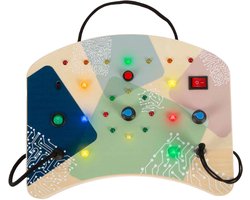 Small Foot - Houten LED Activiteitenbord met Licht en Schakelaars
