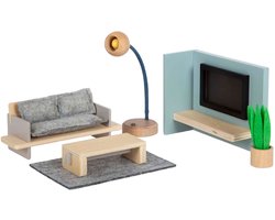 Small Foot - Houten Poppenhuis Meubeltjes Woonkamer
