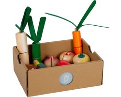 Small Foot - Houten Snij- en Groenten Speelset Fresh, 14dlg.