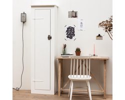 Smalle Lockerkast wit