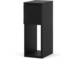 SMALLE NACHTKAST 20CM ZWART NACHTKASTJE VOOR SLAAPKAMER NAKASTLIK LOFT