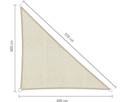 SMART driehoek 90 graden 4x4x5.7 ivoor