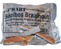 S'MART Sekelbos - Sickle Bush - Braaihout - haardhout - ca. 20KG voor BBQ houtskool of haardhout