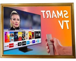 Smart TV Frame - Televisie Decoratie - Woonkamer Aankleden - Op Maat Gemaakt - 41-50 inch - Goud