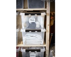 SmartStore - Labels Voor Opbergboxen - Polypropyleen - Transparant