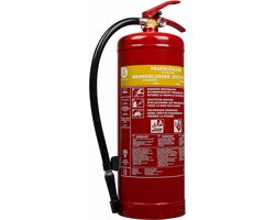 Smartwares 10.015.05 Brandblusser - 6 Liter - Schuim - Inclusief ophangbeugel - Brandklasse AB - BSI Gecertificeerd