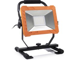 Smartwares Bouwlamp - LED 2x 50W - 4000 LM - 2,5 Meter Snoerlengte - FCL-76004 - IP65 - Voor Binnen & Buiten Werklamp