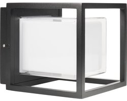 Smartwares OOL-50014 - Wandlamp Buitenlamp - 12 W - 800 Lumen - 150 x 150 x 170 mm - Zwart