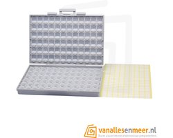 SMD componenten opberg systeem Box 144 Vakken Kunststof Organizer voor Elektronica