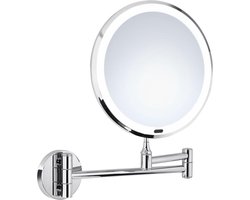 Smedbo Z626 cosmeticaspiegel wandmodel LED chroom