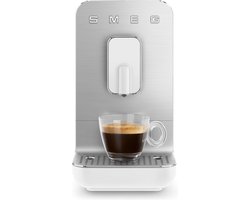 SMEG BCC11WHMEU Volautomatische Espressomachine - Koffiemachine met Bonenmaler - 19 Bar - Thermoblock - Bean-to-Cup - 7 Koffiedranken - Collezione - Mat Wit