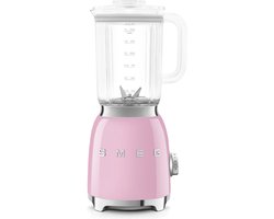 SMEG BLF03PKEU Blender - Smoothie Blender - 800W - 1,5L Tritan™ Kan - 4 Snelheden - Ice Crush & Smoothie Functie - '50s Style - Roze