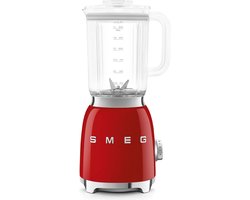 SMEG BLF03RDEU Blender - Smoothie Blender - 800W - 1,5L Tritan™ Kan - 4 Snelheden - Ice Crush & Smoothie Functie - '50s Style - Rood