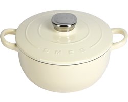 Smeg - Braadpan - 24 cm - 4,2 L - Creme