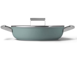 SMEG DPF2812EGM Hapjespan - Jaren 50 - Emerald Green