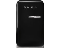 Smeg FAB5LBL5 - Mini-koelkast - Scharnier links - Zwart