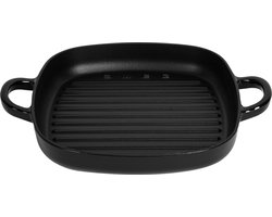 Smeg - Gietijzeren Grillpan - Zwart - 26 x 26 cm - Geschikt voor Inductie