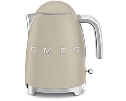 SMEG KLF03MLMEU Waterkoker - 1,7 Liter - 2400W - RVS Kalkfilter - 360° Draaivoet - Soft Opening - Automatische Uitschakeling - '50s Style - Mat Moonlight