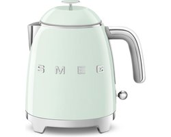 SMEG KLF05PGEU Mini Waterkoker - 0,8 Liter - 1400W - Dubbelwandig - RVS Kalkfilter - '50s Style - Watergroen