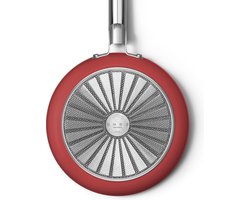 SMEG Koekenpan Rood Mat - ø 26 cm - Standaard anti-aanbaklaag