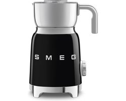 SMEG MFF11BLEU Melkopschuimer - Inductie - 500W - 6 Programma's - Warme & Koude Melkschuim - RVS Kan - '50s Style - Zwart