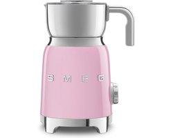 SMEG MFF11PKEU Melkopschuimer - Inductie - 500W - 6 Programma's - Warme & Koude Melkschuim - RVS Kan - '50s Style - Roze