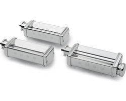 SMEG SMPC01 – Pastaroller & Snijset – 3-delig – Voor SMEG Keukenmachine – RVS