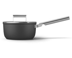 SMEG SPF2012BLM Steelpan - Jaren 50 - Zwart